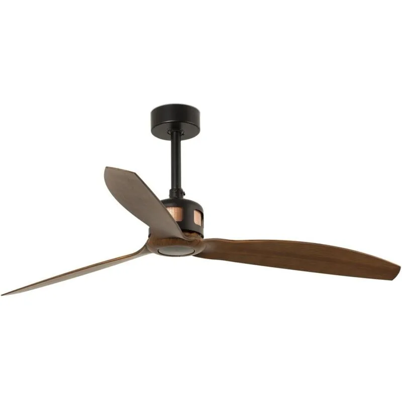 Copper fan Ventilatore da soffitto nero/madera 33451