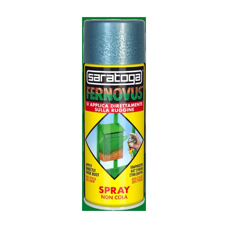 Saratoga - Vernice Antiruggine Spray Fernovus 400ml Verde Brillante
