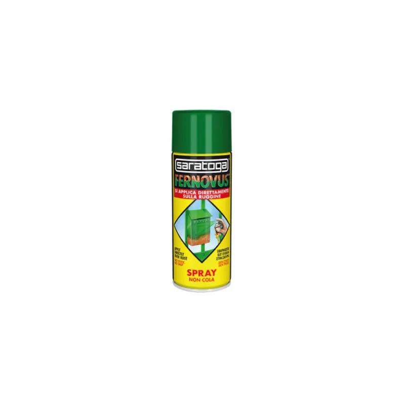 Vernice Spray fernovus Saratoga Smalto antiruggine bomboletta 400 ml – col. verde brillante