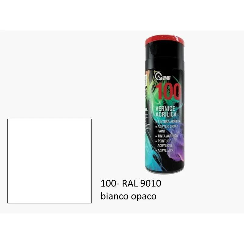 Vernice acrilica spray 400 ml  100[BIANCO opaco - bianco opaco 0