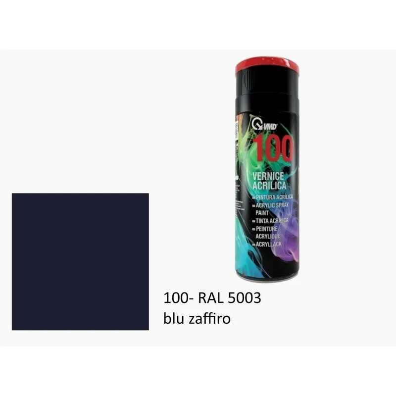 Vernice acrilica spray 400 ml  100[BLU zaffiro- - blu zaffiro 0