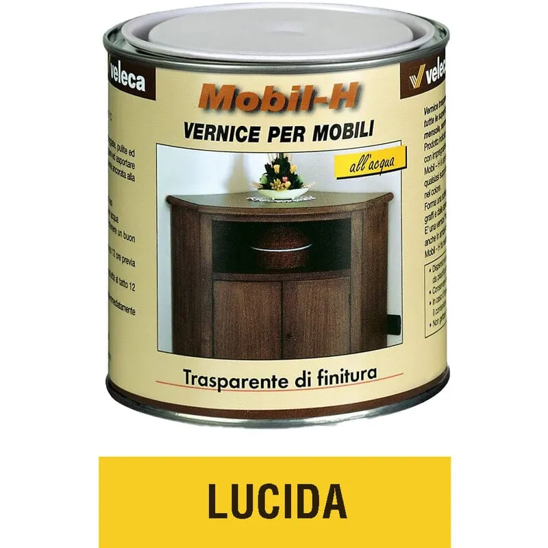 Veleca - Vernice All'Acqua Mobil-H Lucida 250 ml