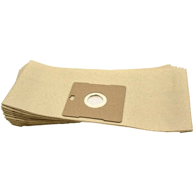 10x sacchetto compatibile con Lloyds 154/490, 865/328, jc 862 E-1 aspirapolvere - in carta, 35cm x 16cm - Vhbw