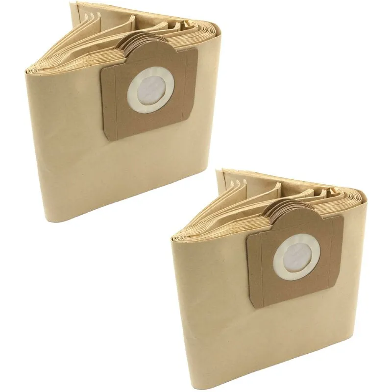 20x sacchetti compatibile con fif nts 3000 (r) aspirapolvere - in carta, color sabbia - Vhbw