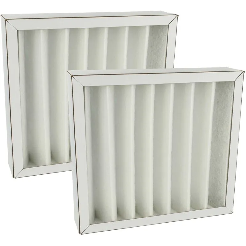 2x filtro dell'aria G4 compatibile con Pluggit Avent D160 ventola, dispositivo di ventilazione - bianco - Vhbw