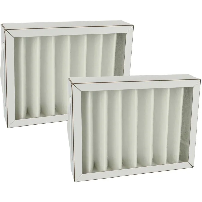 2x filtro dell'aria G4 compatibile con Pluggit Avent P180 ventola, dispositivo di ventilazione - bianco - Vhbw