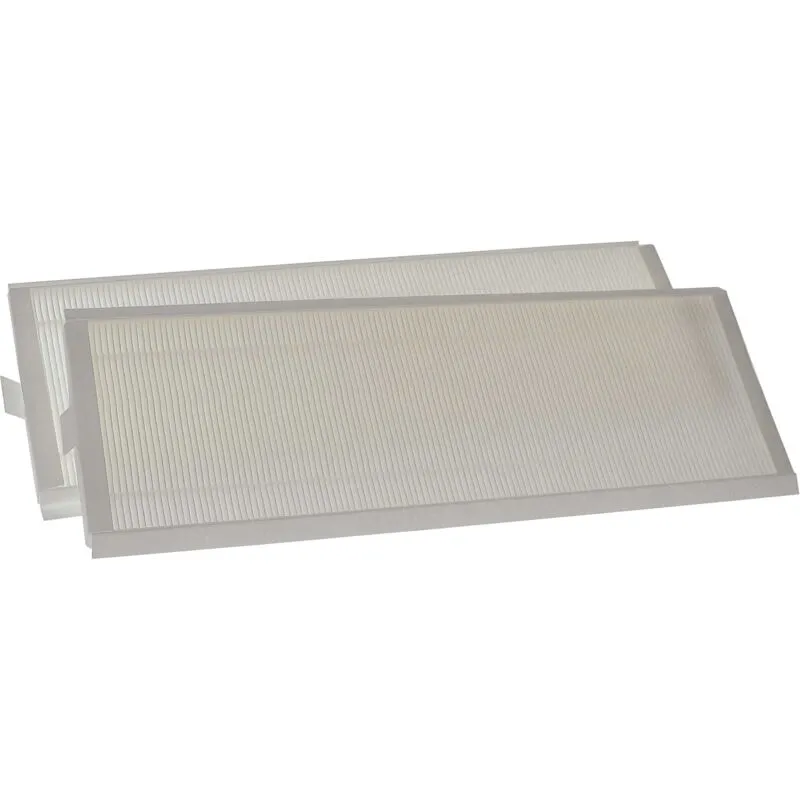 vhbw 2x filtro G4 compatibile con Zehnder ComfoAir Q350 TR, Q350 dispositivo di ventilazione - Set di filtri, 50 x 16 x 4 cm bianco