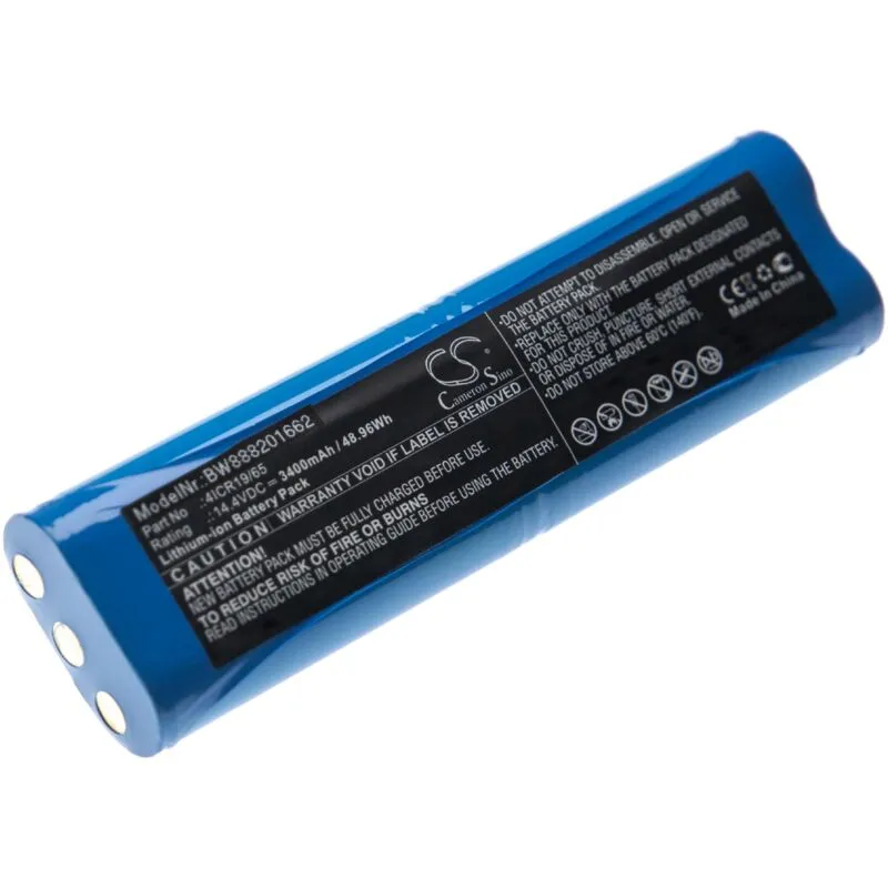 Batteria compatibile con Philips FC8830, FC8832, FC8822/01 aspirapolvere home cleaner (3400mAh, 14,4V, Li-Ion) - Vhbw