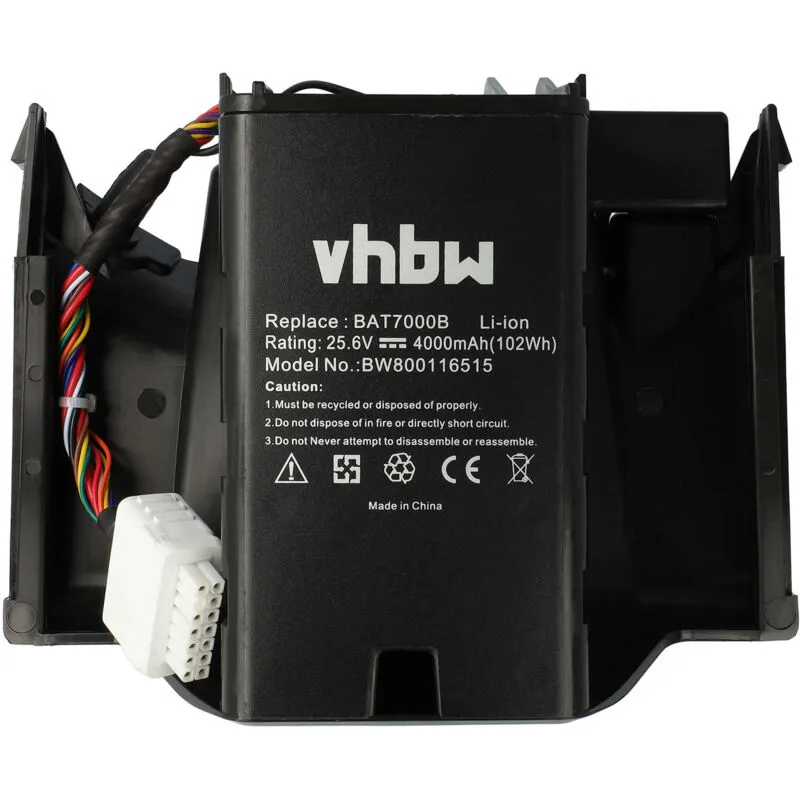 Vhbw - batteria sostituisce Robomow 8IFR27/66, BAT7000B, BAT7001A, MRK7005A per tagliaerba, robot tagliaerba (4000mAh, 25,6V, Li-Ion)