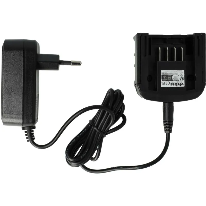 Caricabatterie 12-20 v compatibile con Black & Decker A1518L, BL1518, LB018-OPE batterie Li-Ion di attrezzi - Vhbw