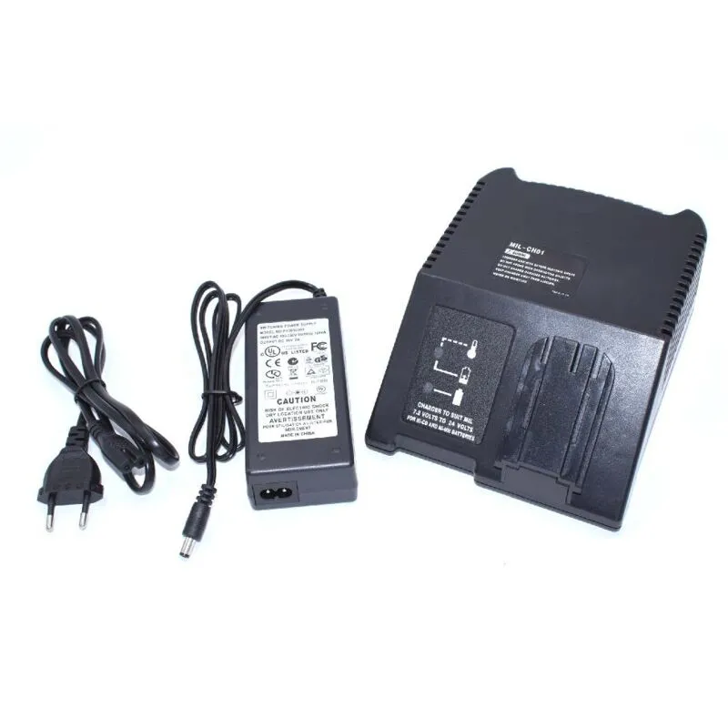 Caricabatterie 7,2-24 v compatibile con aeg bbm 14 stx-r, bdse 12T, bbm 18 stx batterie Ni-Cd, NiMH, Li-Ion di attrezzi, 120 w - Vhbw