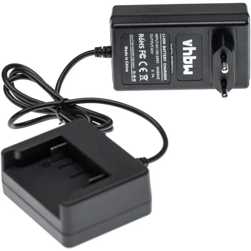 Vhbw - caricabatterie compatibile con Bosch Ikra ib-mt 36, ib-sr 36, ib-lm 38, ib-lm 43, ib-bc 33, ib-lm 33, ib-tc 36 batterie di attrezzi, 36V