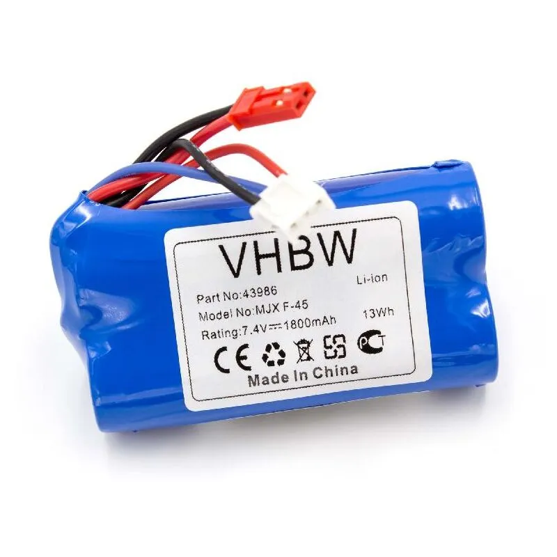 Li-Ion batteria 1800mAh (7.4V) compatibile con modellismo sostituisce Revell 24056, 2406, 43986, 440704 - Vhbw