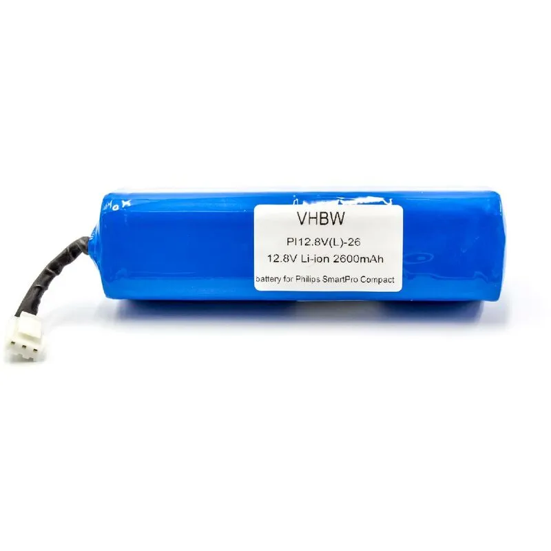 Batteria compatibile con Philips FC8603, FC8700, FC8705, FC8772, FC8776, FC8715, FC8774 home cleaner (2600mAh, 12,8V, Li-Ion) - Vhbw