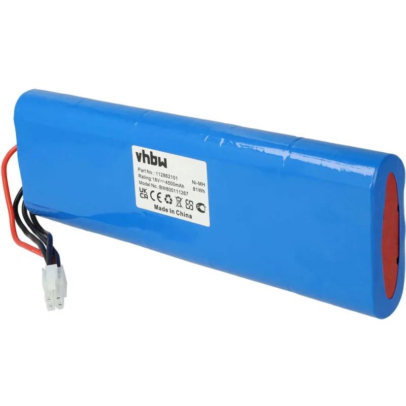 Vhbw - NiMH batteria 4500mAh (18V) compatibile con tagliaerba robot sostituisce 1128621-01, 1128621-01/6, 112862101/6, 1128621016, 1192119010,