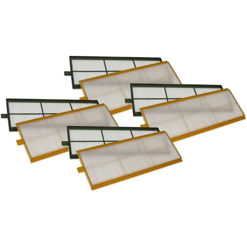 Set di 8x filtri compatibile con Zehnder ComfoAir 300 Standard sistema di ventilazione - Filtri G4 / F7, 50 x 16 x 1 cm, bianco / giallo / verde