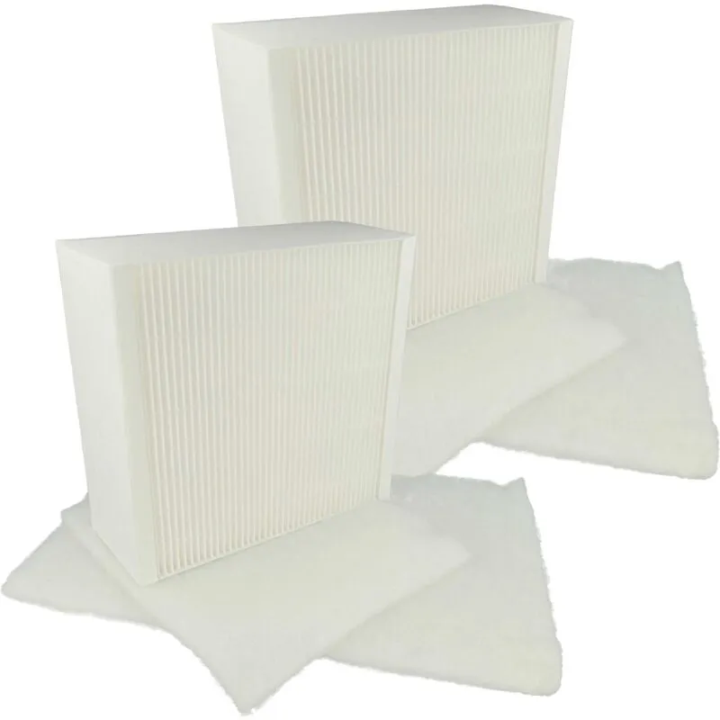 Vhbw - set di filtri (6 pezzi) compatibile con Vallox ValloPlus 350 sc unità di ventilazione - filtro polveri fini, filtro per polvere grossolana