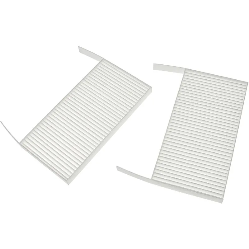 vhbw set di filtri compatibile con Wernig ComfoAir 70 sistema di ventilazione - Filtri G4 / F7 (2 pzz.), 19 x 10 x 3 cm, bianco