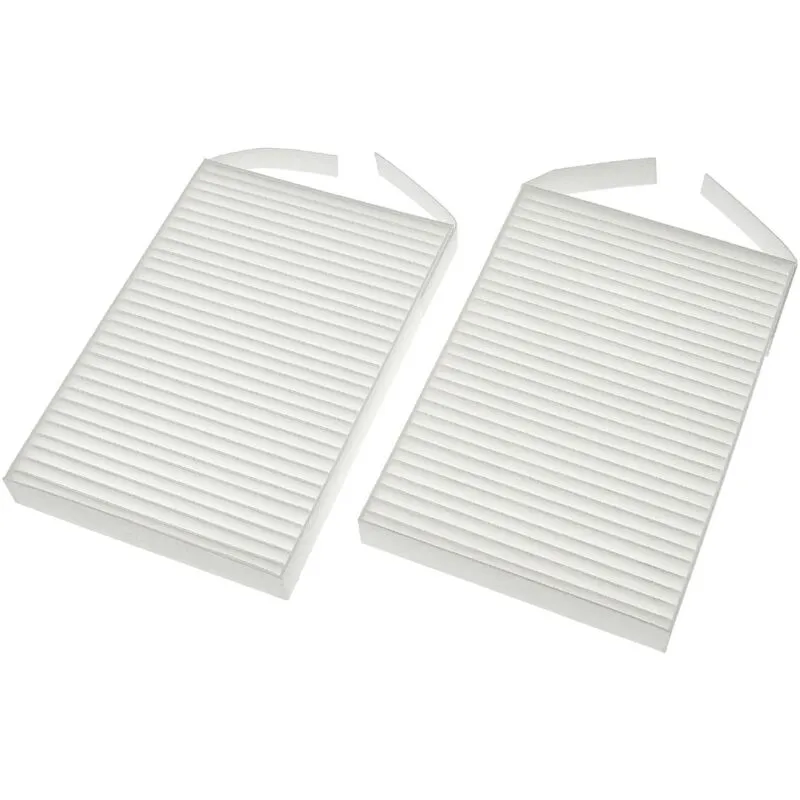 Vhbw - set di filtri compatibile con Wernig ComfoSpot 50 sistema di ventilazione - Filtri G4 / F7 (2 pzz.), 18 x 12 x 4 cm, bianco