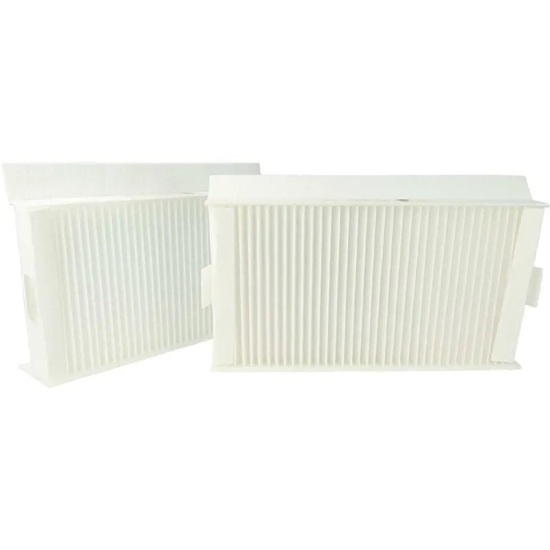 Vhbw - set di filtri compatibile con Zehnder ComfoAir 180 sistema di ventilazione - Filtri dell'aria G4 / F7 (2 pezzi), 24 x 12 x 5 cm, bianco