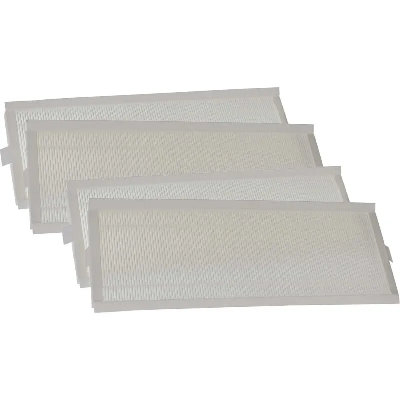 Set di filtri compatibile con AERISnext 600, 350, 450 sistema di ventilazione - Filtri G4 / F7 (4 pzz.), 50 x 16 x 4 cm, bianco - Vhbw