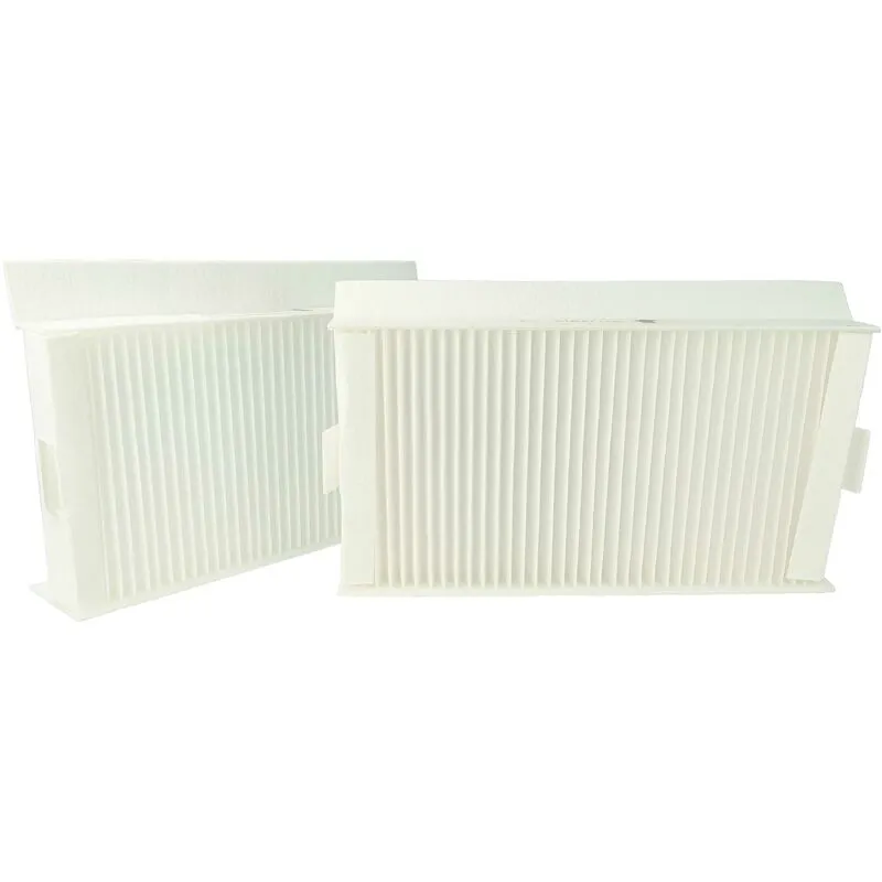 Vhbw - set di filtri sostituisce Zehnder 400100091 per sistema di ventilazione - Filtri dell'aria G4 / F7 (2 pezzi), 24 x 12 x 5 cm, bianco