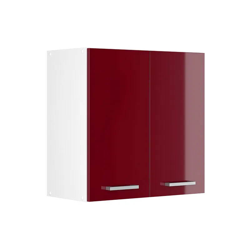  - Pensile da cucina R-Line, Rosso bordeaux lucido, 60 cm