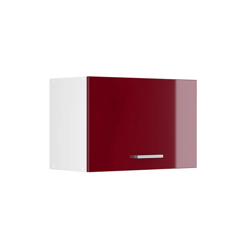  - Pensile da cucina R-Line, Rosso bordeaux lucido, 60 cm Piatto