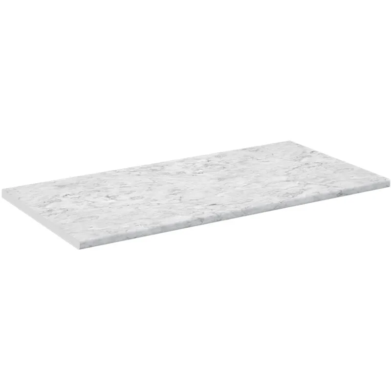 Top cucina R-Line, Bianco/marmo, 120 cm 