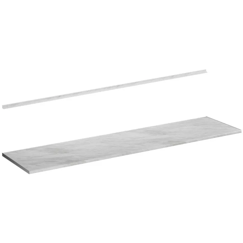  - Top cucina R-Line, Marmo bianco, 240 cm