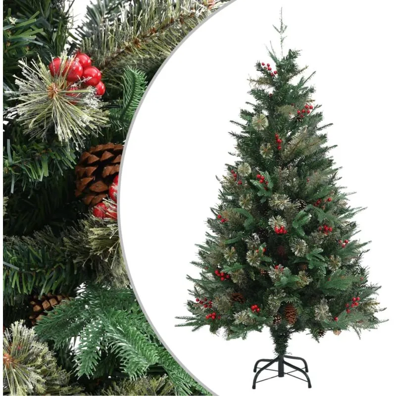 Vidaxl - Albero di Natale con Pigne Verde 150 cm in pvc e pe