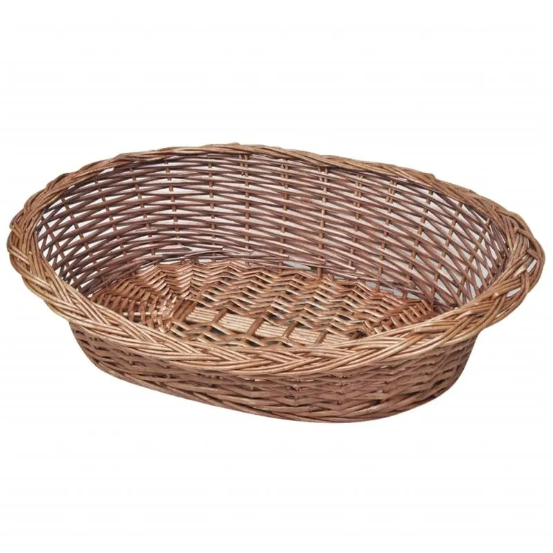 Vidaxl - Cesto/Cuccia per Cani in Vimini Naturale 69 cm