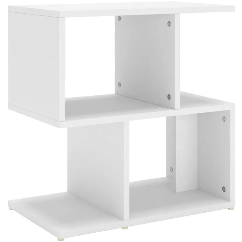 Vidaxl - Comodino Bianco 50x30x51,5 cm in Legno Multistrato Bianco