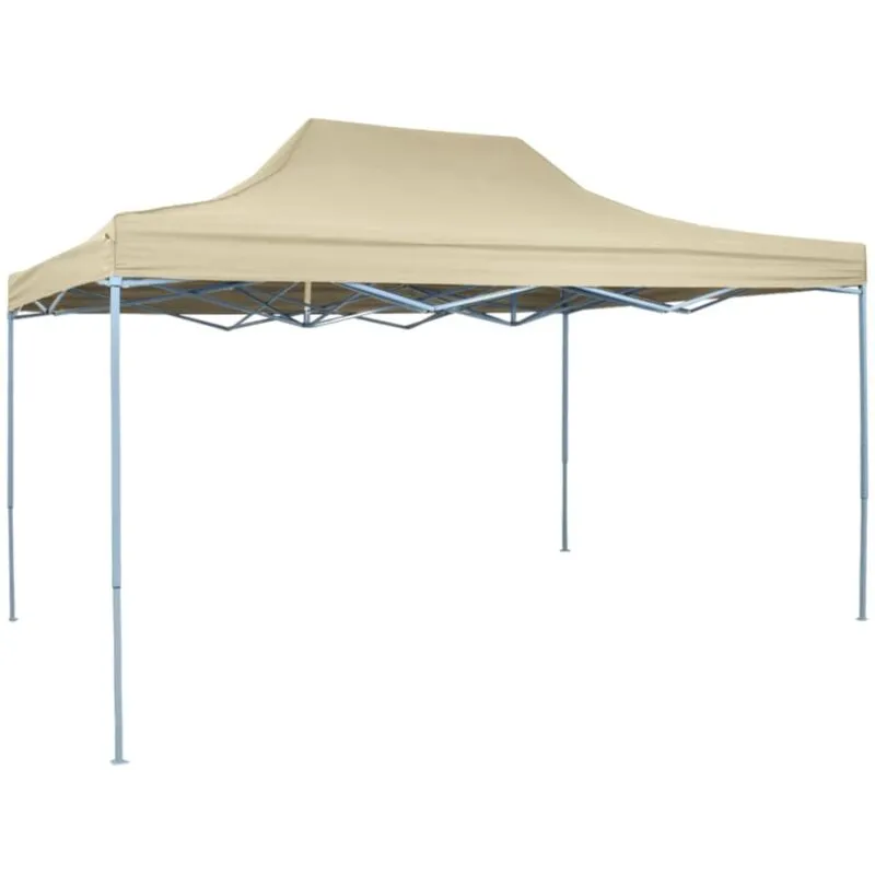 Vidaxl - Tenda Pieghevole Pop-Up 3x4,5 m Bianco Crema