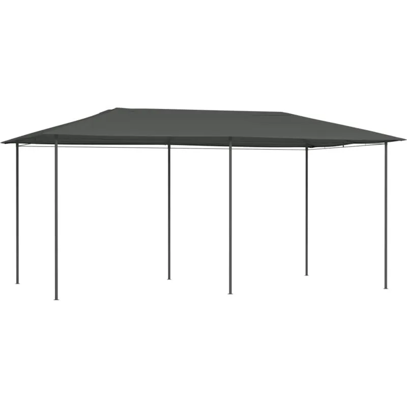 vidaXL Gazebo 2,98x5,3x2,59 m Antracite 160 g/m