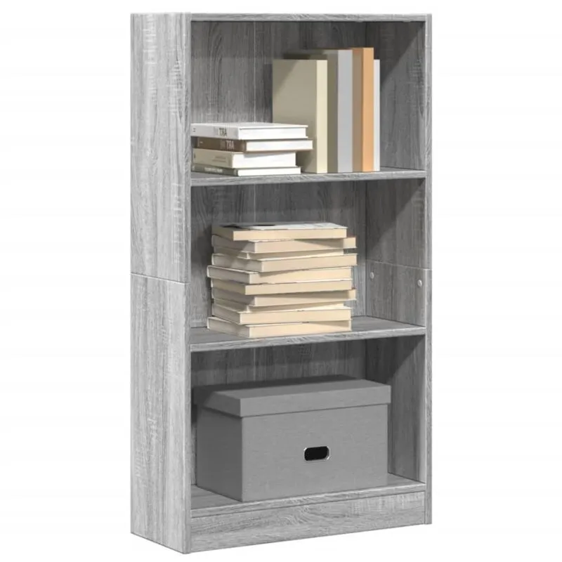 Libreria Grigio Sonoma 60x24x109 cm in Truciolato - Vidaxl