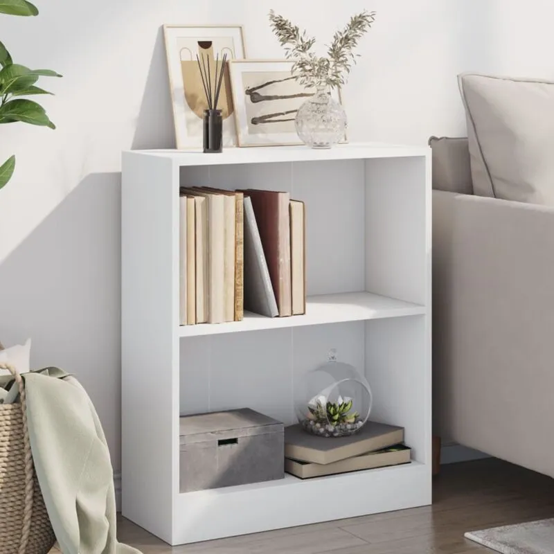 Vidaxl - Libreria Bianca 60x24x76 cm in Legno Multistrato Bianco