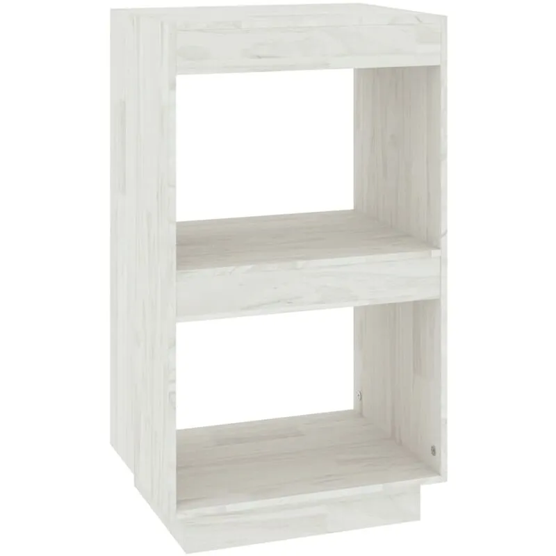 - Libreria salvaspazio in legno 40x35x71cm con 2 ripiani vari colori colore : Bianco