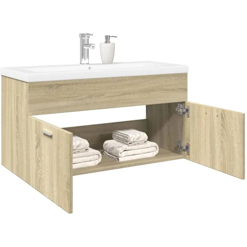 Vidaxl - Mobile da Bagno con Lavabo Integrato Rovere Sonoma