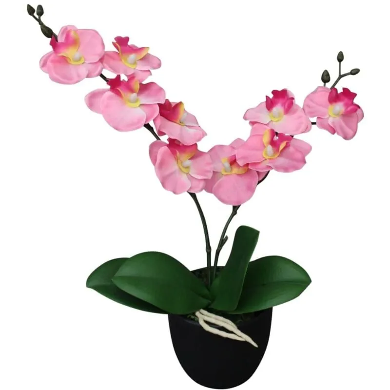 Vidaxl - Orchidea Artificiale con Vaso 30 cm Rosa