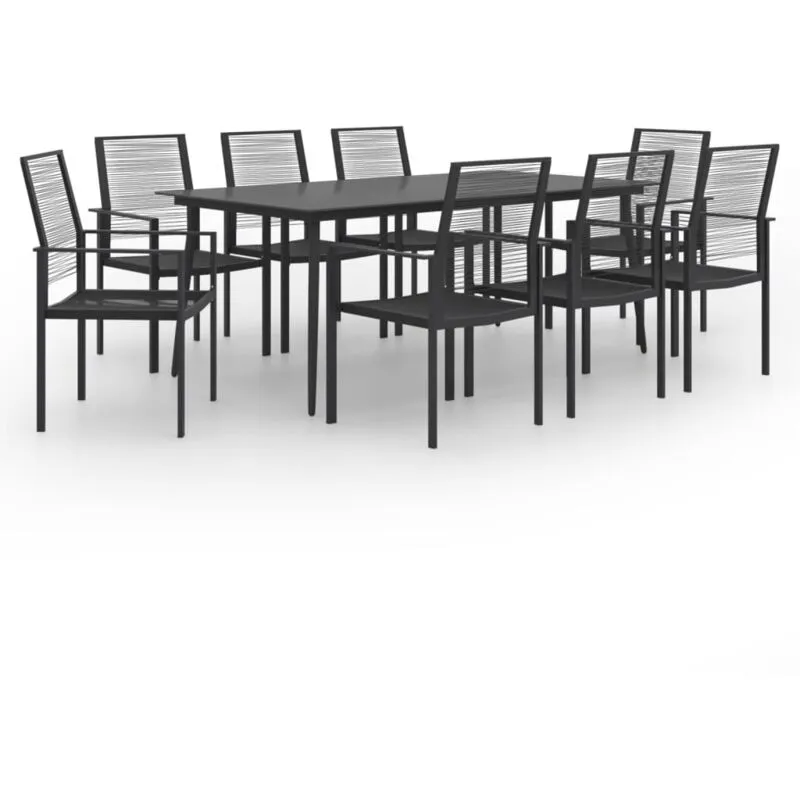 Set da Pranzo da Giardino 9 pz Vidaxl