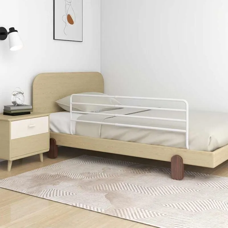 Sponda Letto di Sicurezza per Bambini (76-137)x55 cm in Ferro - Vidaxl