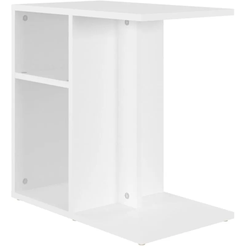 Vidaxl - Tavolino Bianco 50x30x50 cm in Legno Multistrato Bianco