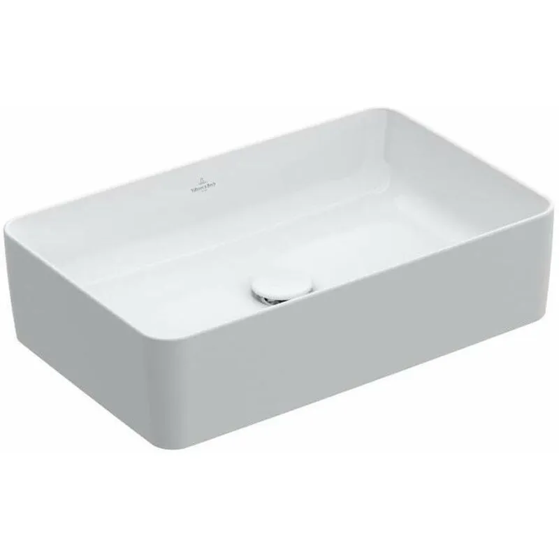 Villeroy&boch - Collaro - Lavabo da appoggio, 56x36 cm, CeramicPlus, bianco alpino 4A2056R1