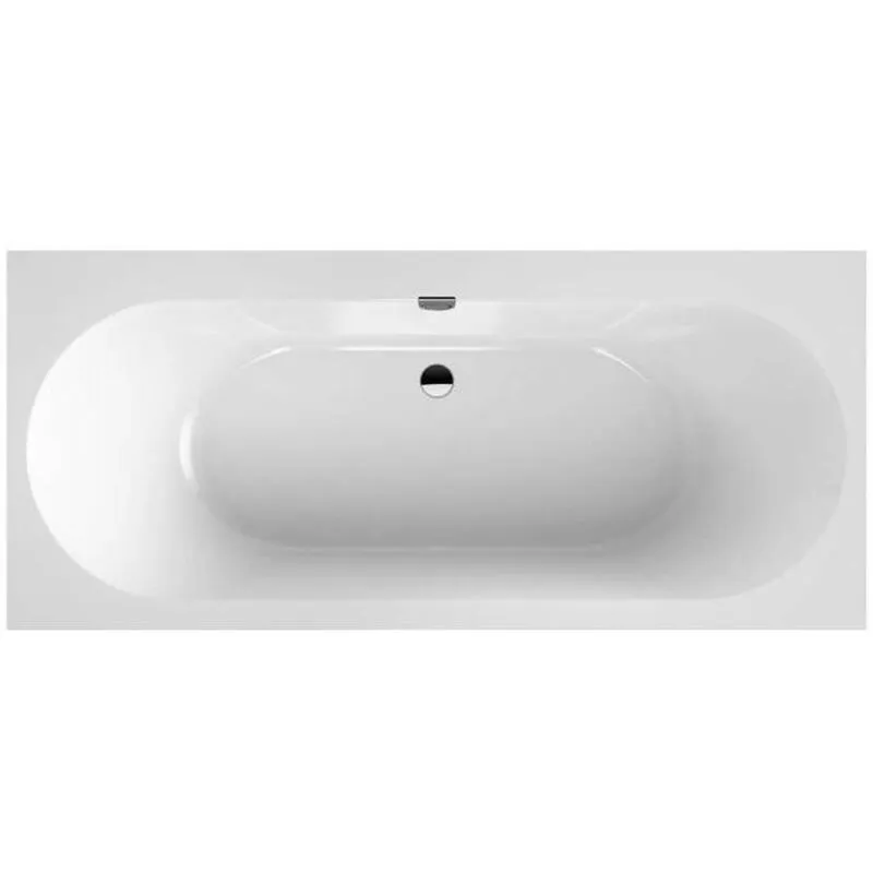 Oberon 2.0 - Vasca da bagno 180x80x47 cm, Quaryl, bianco UBQ180OBR2DV-01 - Villeroy&boch