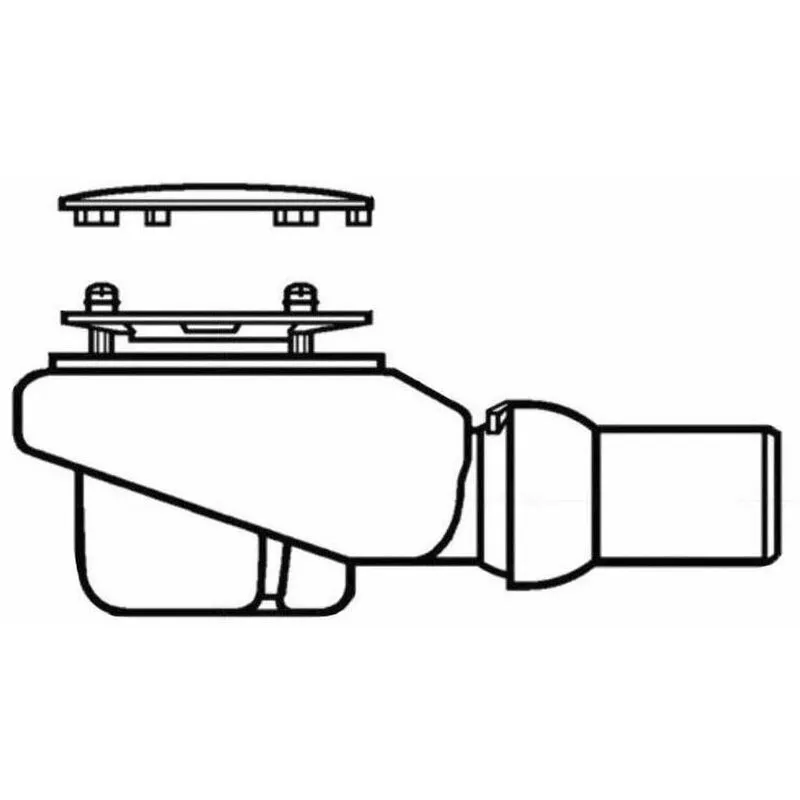 Villeroy&boch - Subway Infinity - Sistema di scarico Tempoplex Plus Compact 90 mm, cromo 92260061