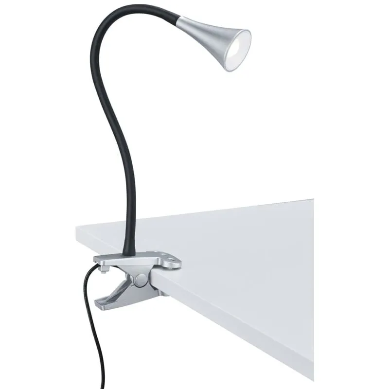 Frankystar - Viper Lampada Da Studio Led Flessibile Con Pinza Alluminio h. 35Cm