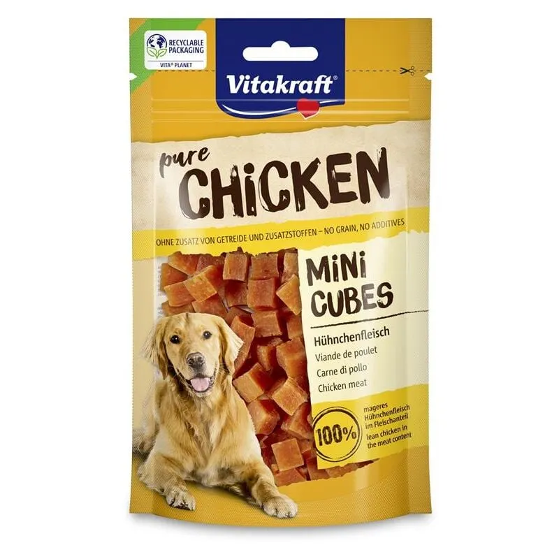  Pure Chicken Cubetti Di Pollo Chicken Mini Cubes 80g