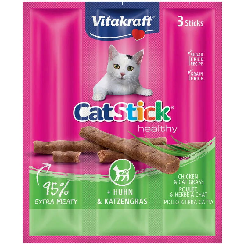  - Cat Stick con Pollo e Erba Gatta da 3 pz