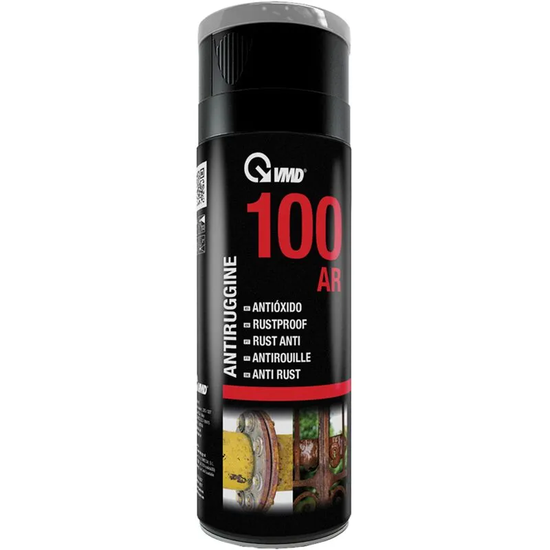 100AR bomboletta vernice spray antiruggine colore grigio 400 ml made in Italy - 
